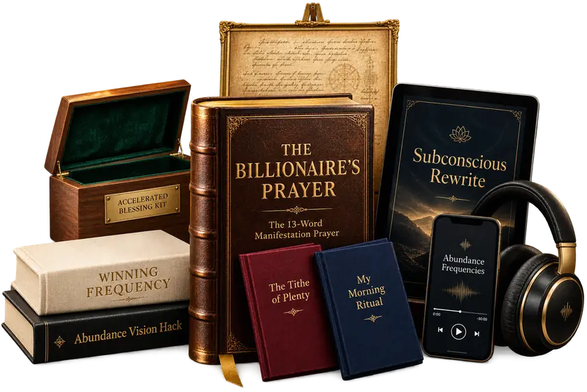 The Billionaire's Prayer: the 13-word prayer, trainings and bonuses